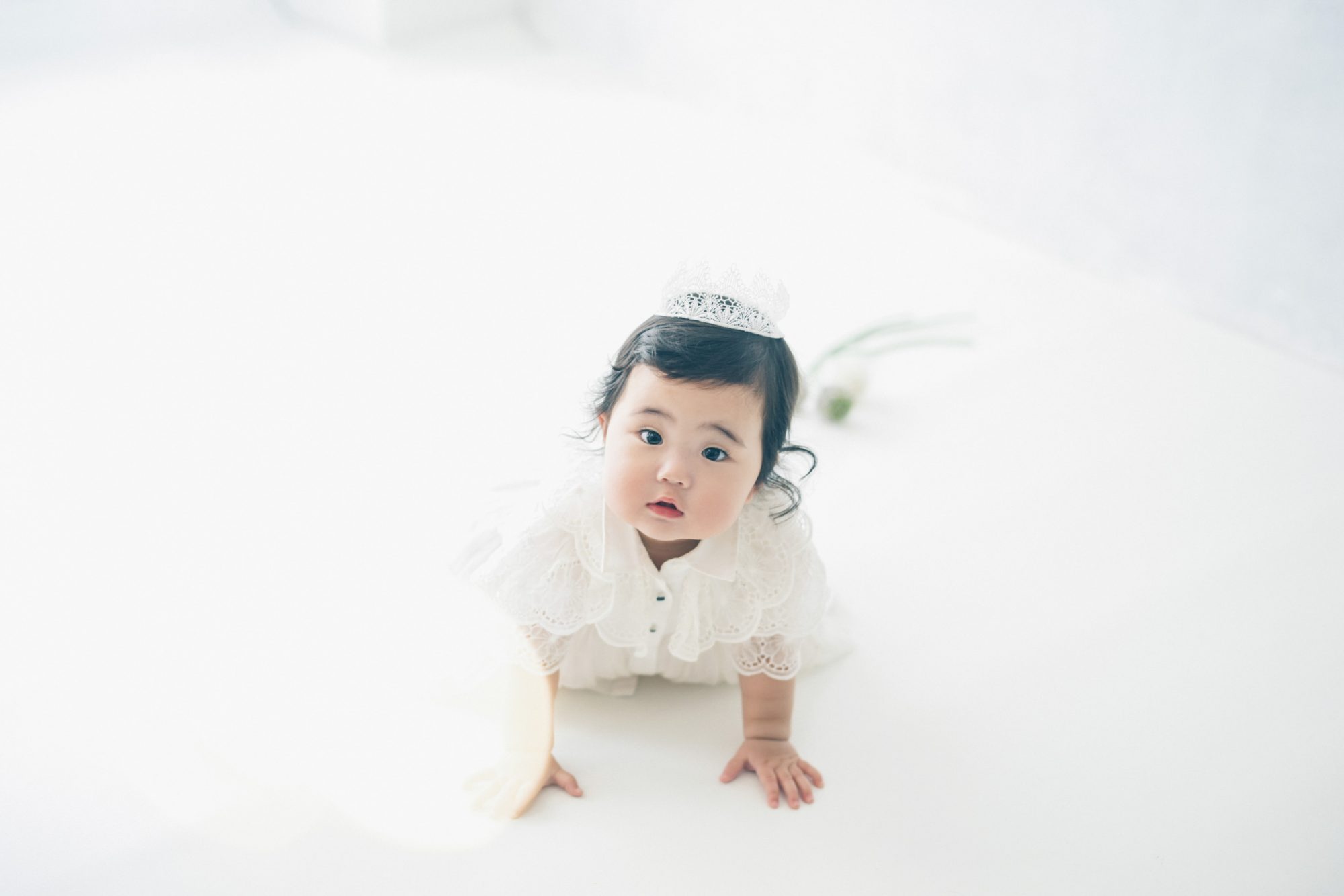 〈Dolce&Gabbana〉White dress