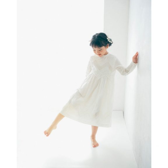〈Bonpoint〉White dress