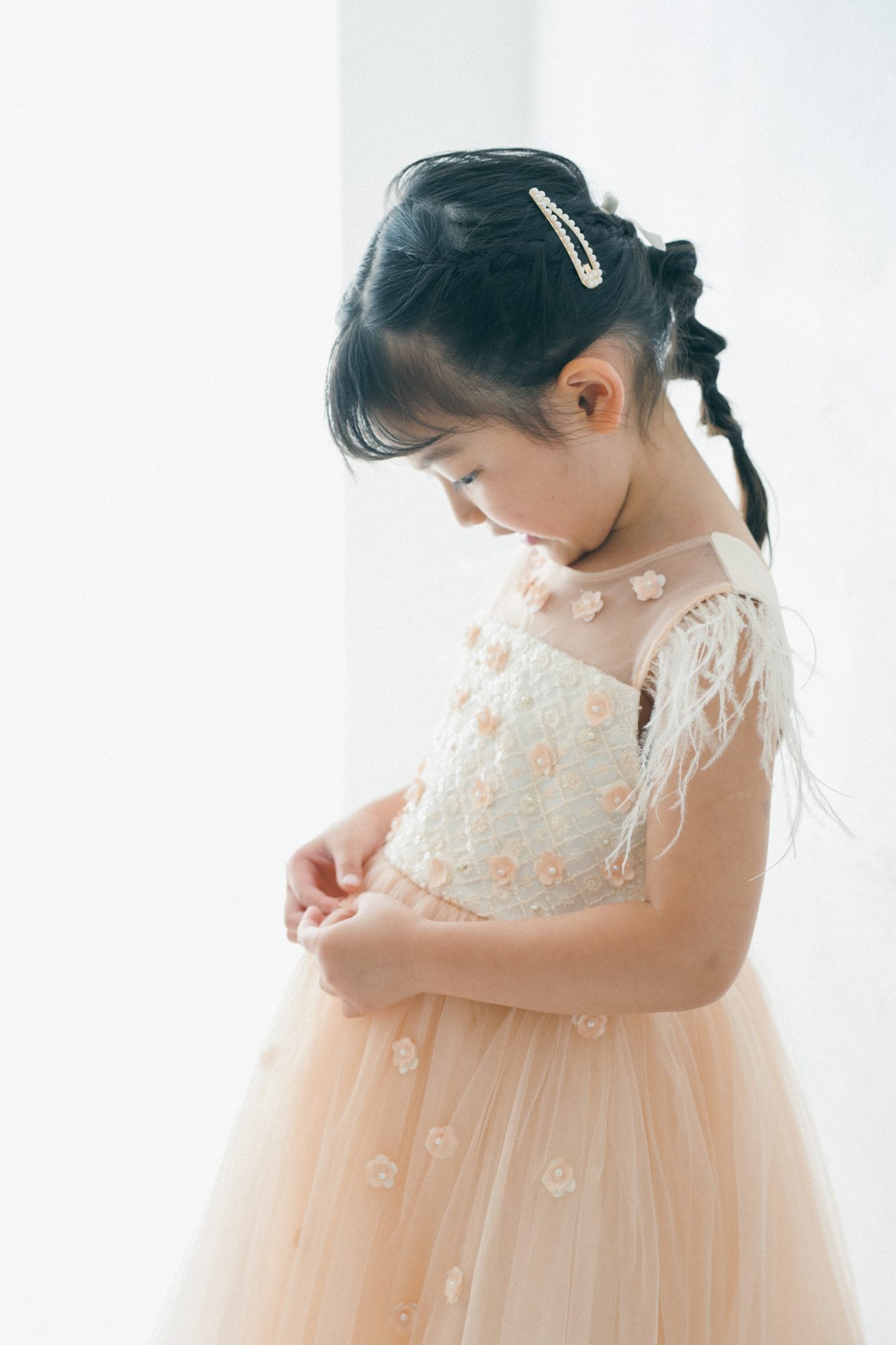 Flower tulle dress