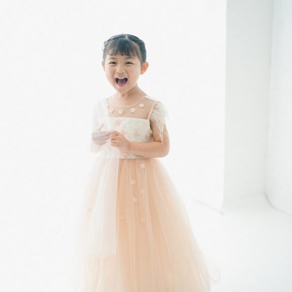 Flower tulle dress
