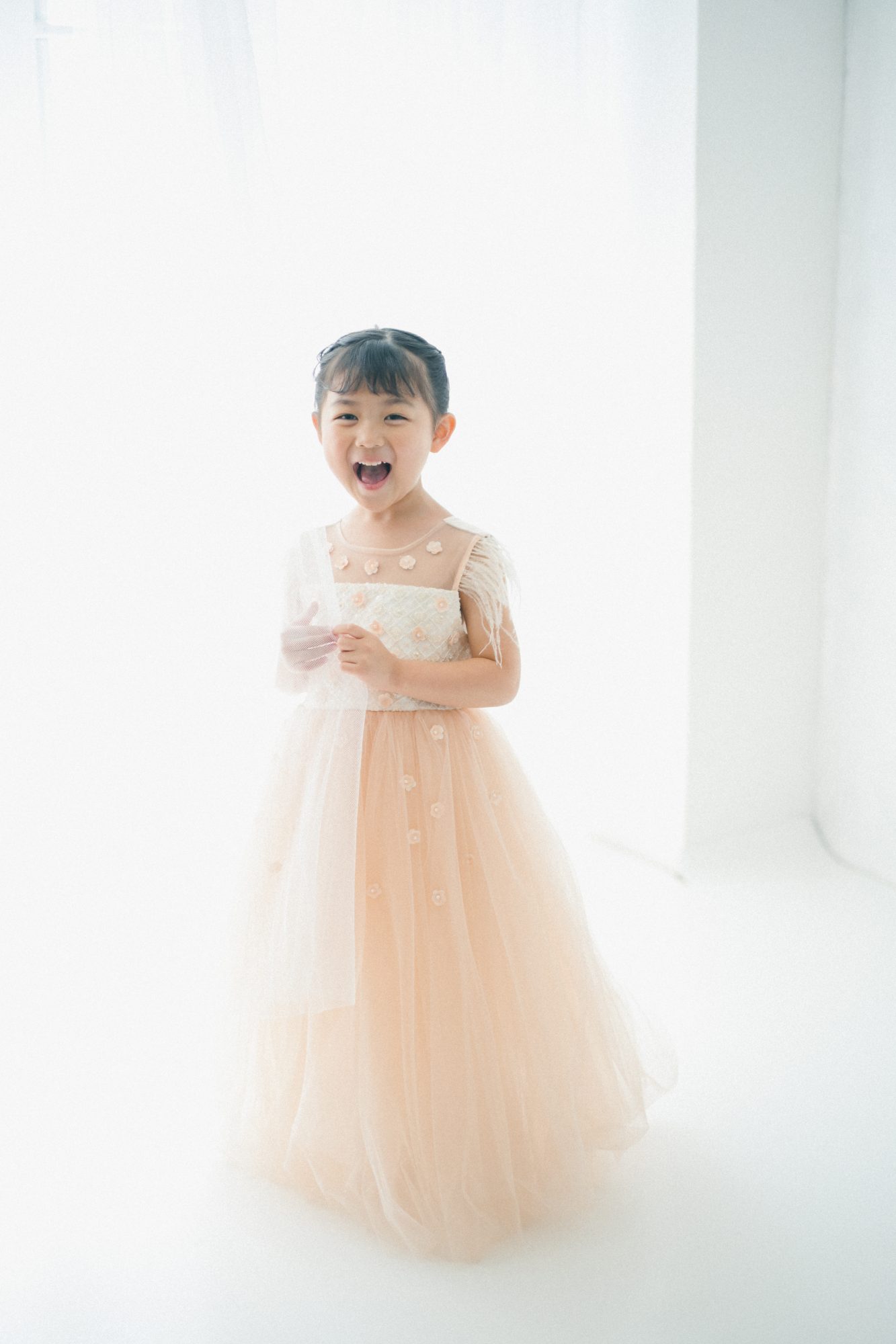 Flower tulle dress
