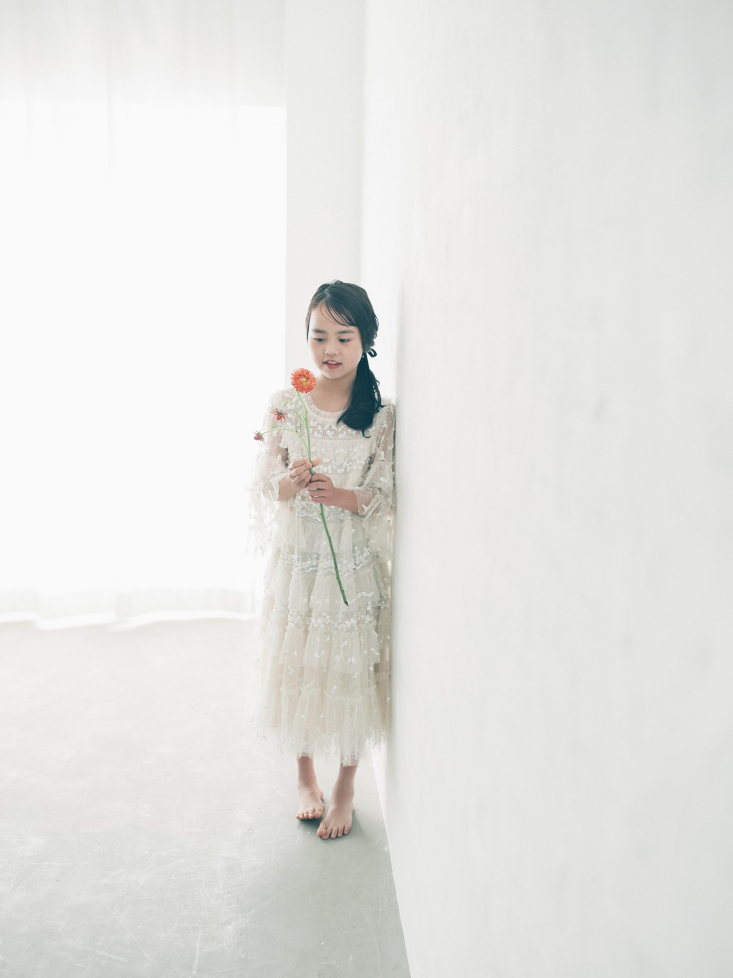 〈NEEDLE & THREAD〉White dress