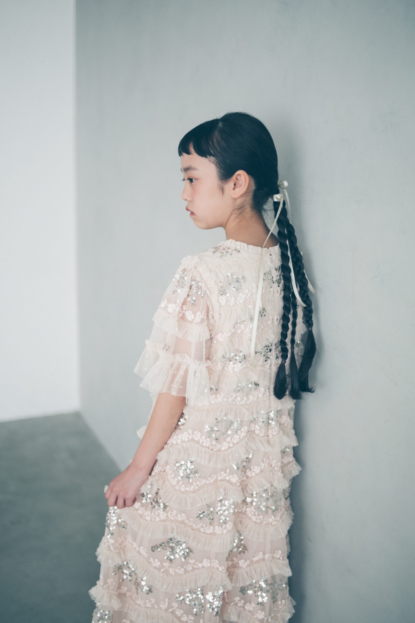 〈NEEDLE & THREAD〉Pink dress