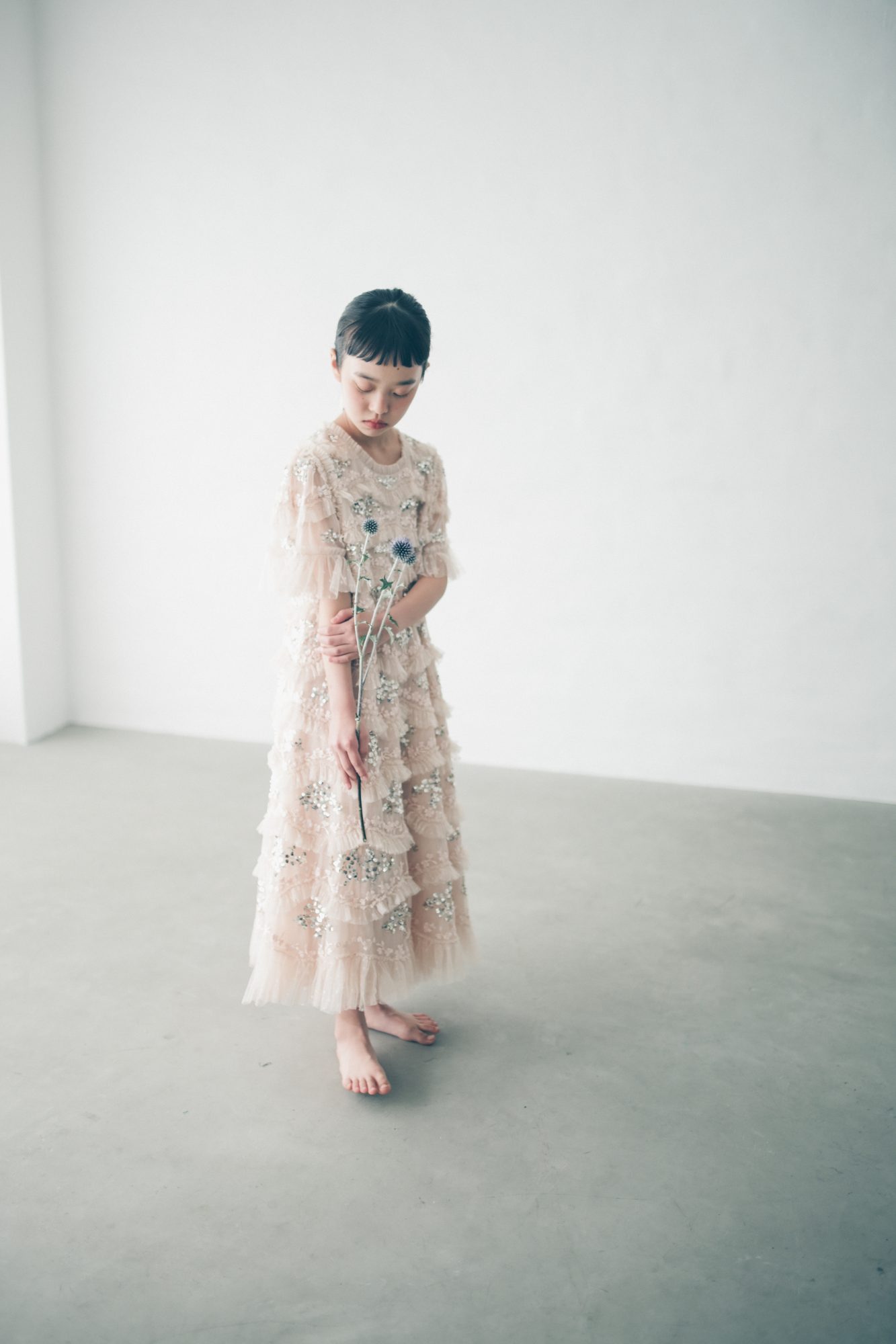 〈NEEDLE & THREAD〉Pink dress