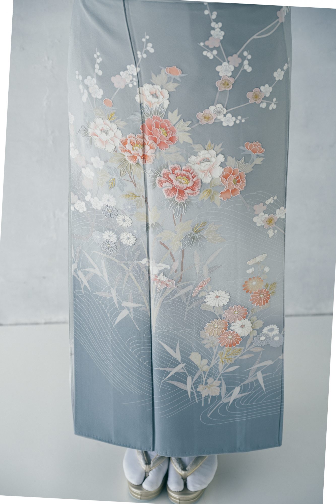 大人着物 01グレー ／ 身長155〜165cm