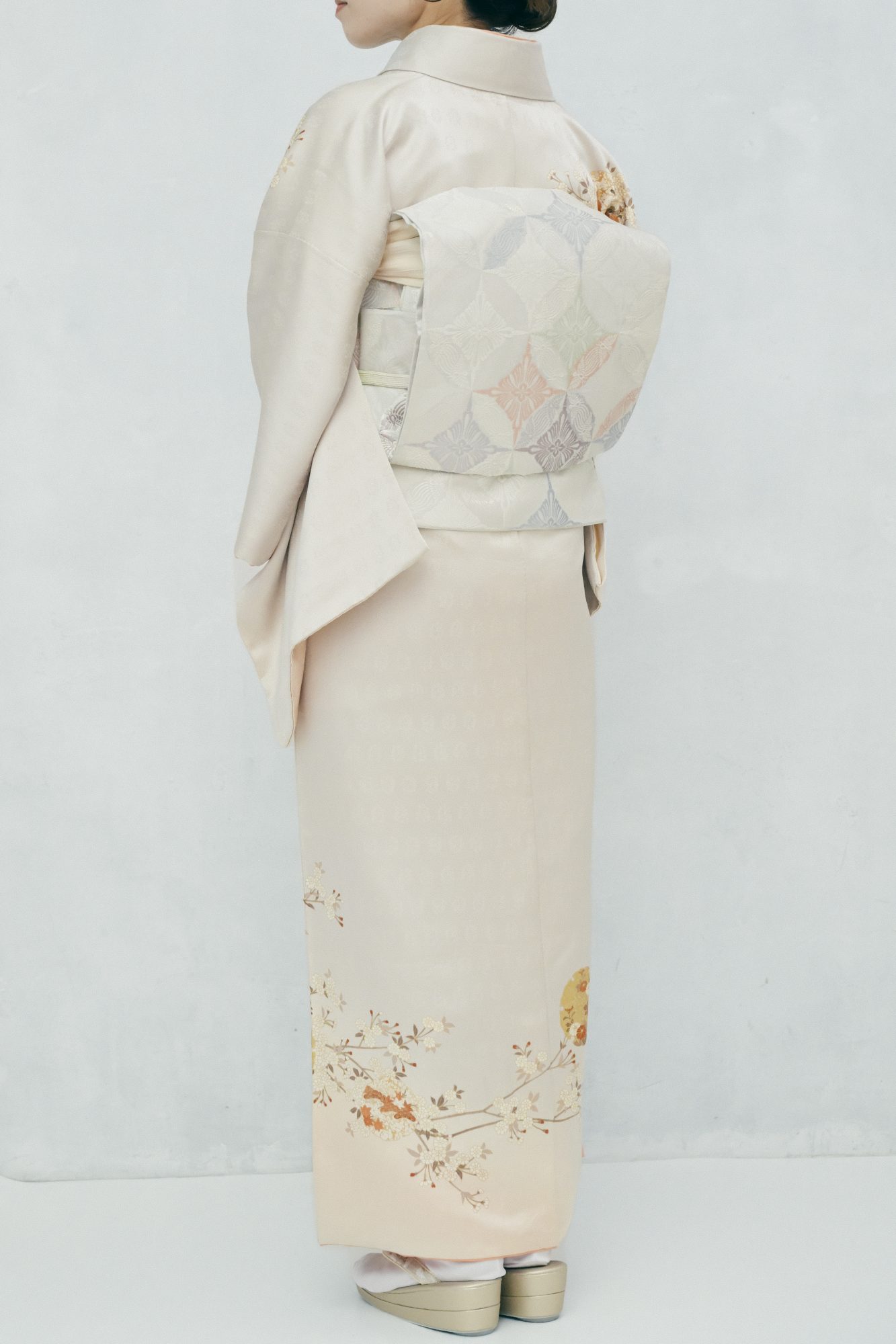 大人着物 03エクリュ ／身長145〜155cm